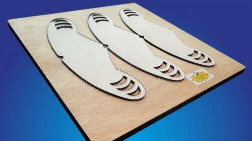 Faca de corte para máscaras de proteção